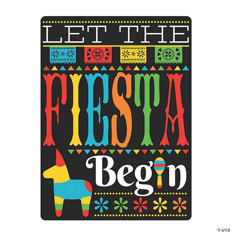 fiesta party signs